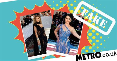 Deepfakes of Zendaya and Selena Gomez at the Met Gala。